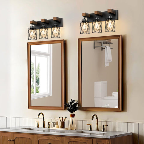 IZORRO durable wood and metal construction for bathroom use