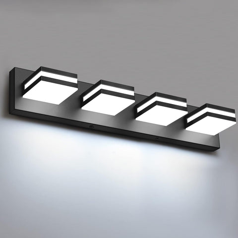 IZORRO LED 4-light bath fixture with dimmable ambiance.