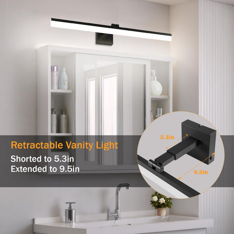 IZORRO LED bathroom light with 5 CCTs for flexible mood