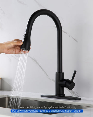 Blade spray mode delivers strong power to flush debris