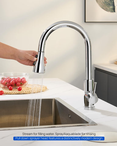 J-HVA easy-install spray head replacement for pull-down faucets