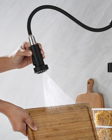 J-HVA easy installation sprayer head simplifies upgrading your faucet.
