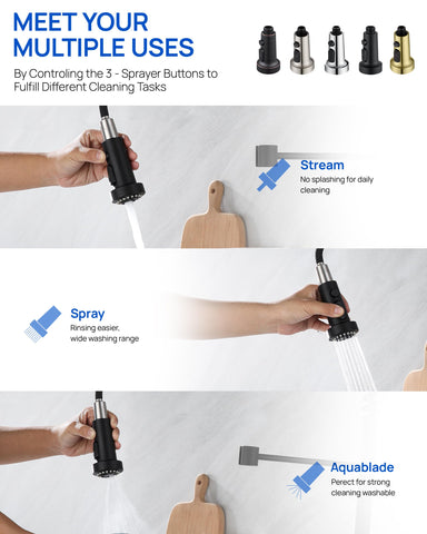 J-HVA silicone nozzles resist rust and clean easily after use.