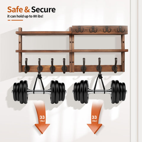 JAC HouseHold high-load capability supports everyday coats, bags, and accessories.