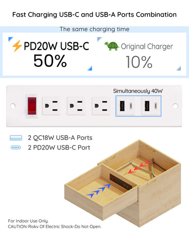 JACEPFY-cord-management-arm keeps cables tidy under the drawer.