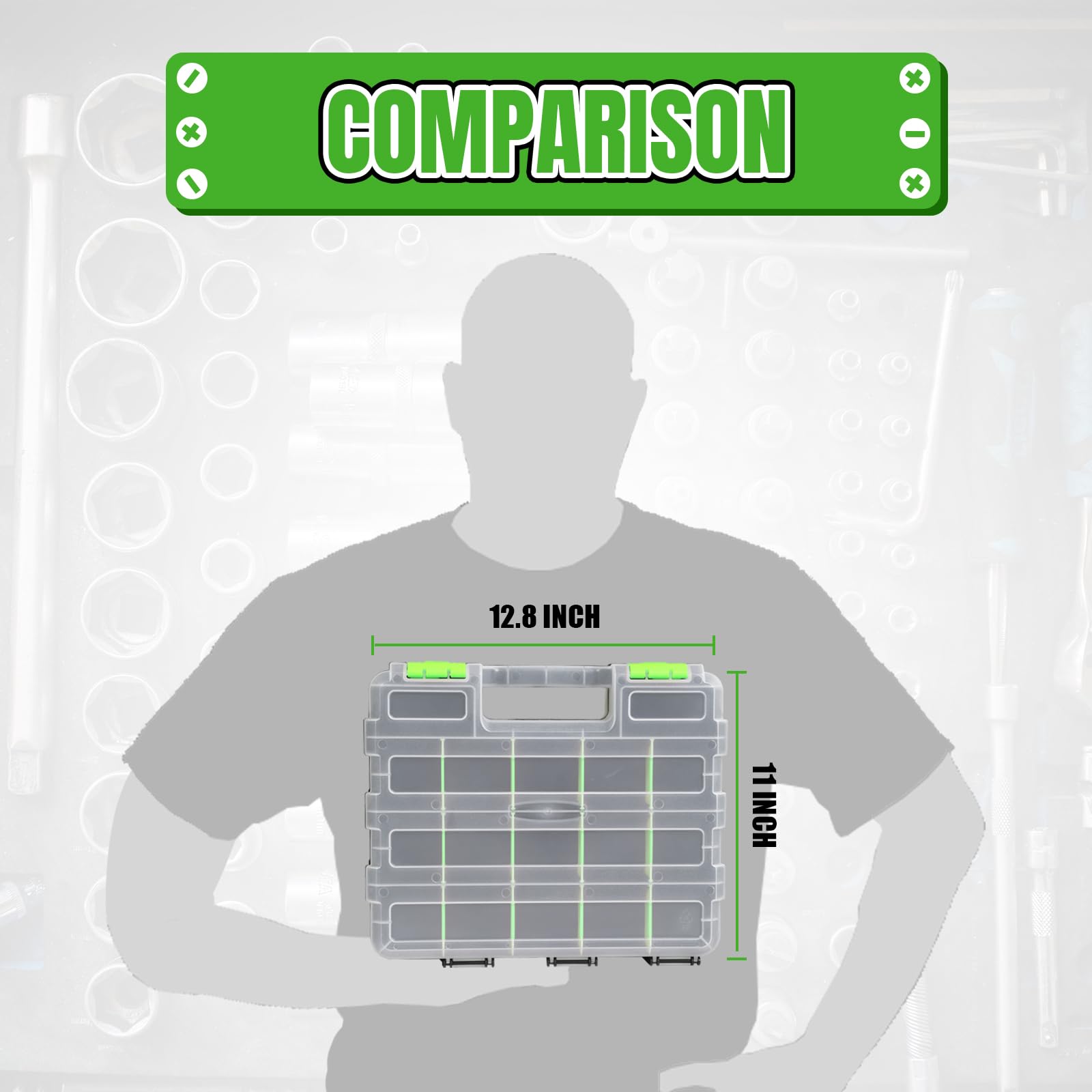 Green Jack Boss organizer keeps workspaces neat and accessible