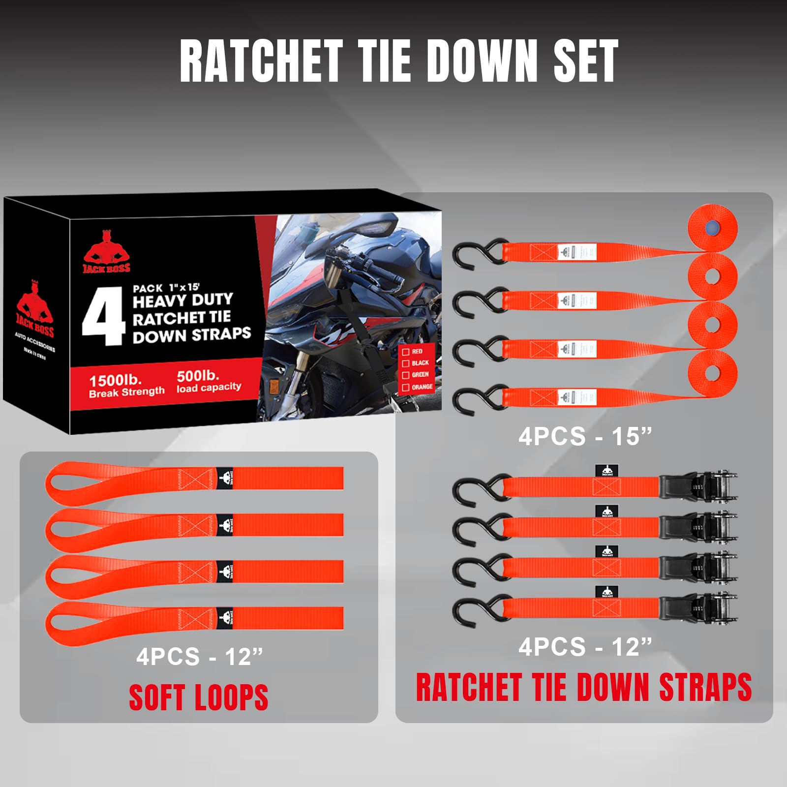 Jack Boss ratchet mechanism offers smooth tensioning for loads