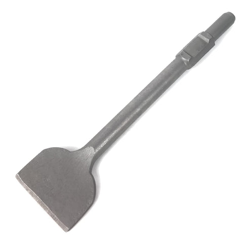 JACKCHEN 4in wide tile chisel with 30mm hex for tile removal
