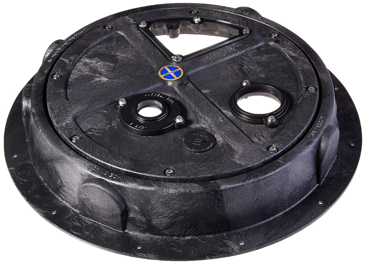 Jackel Original Radon Sump Dome installed over a basin creating a sealed cover.