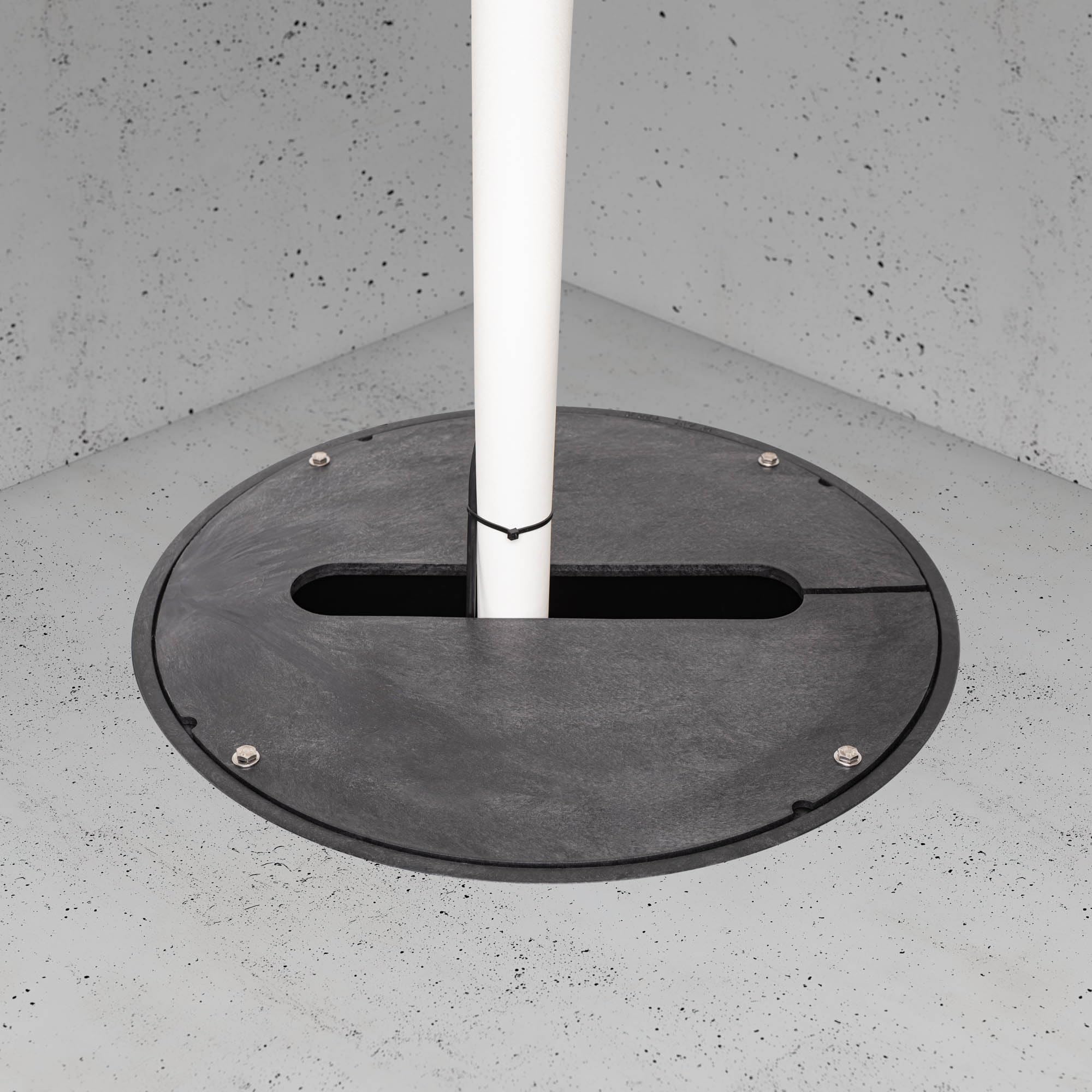 Jackel Sump Basin Cover SF60913 closeup shows durable finish and seal.