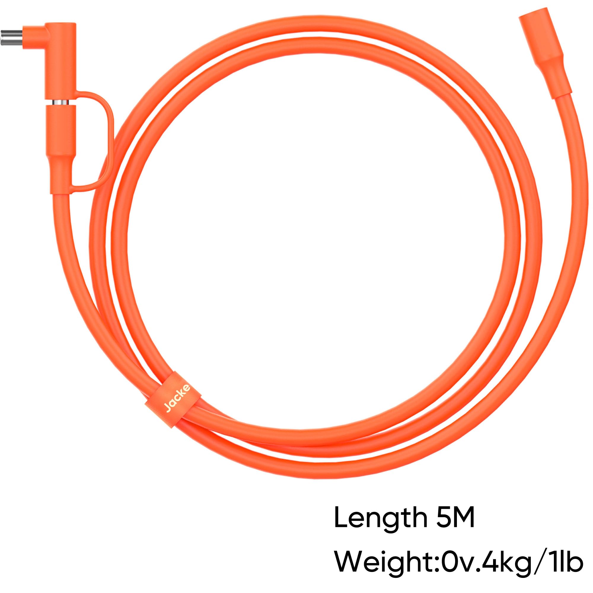 Jackery DC extension cable connects to SolarSaga 500X via Anderson extension cable.