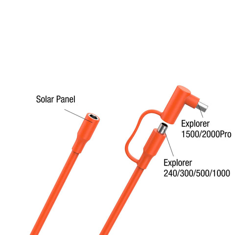 Jackery DC extension cable copper-core offers low resistance for steadier power transfer.