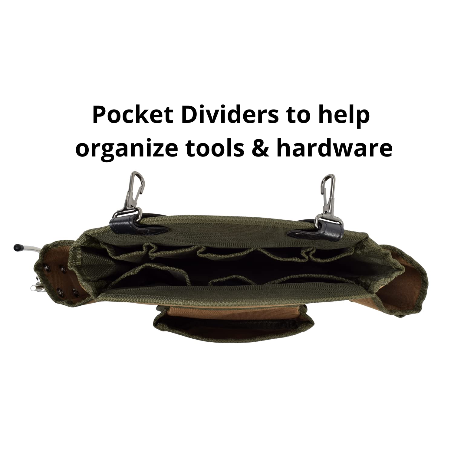 Jackson Palmer tool belt hammer holder keeps tools within easy reach