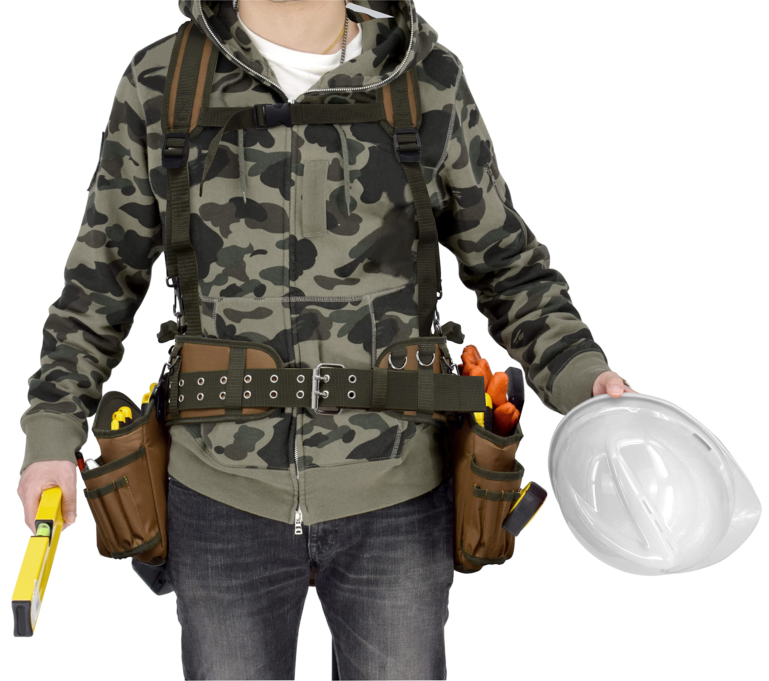 Jackson Palmer tool belt padding and cooling mesh boost on site comfort