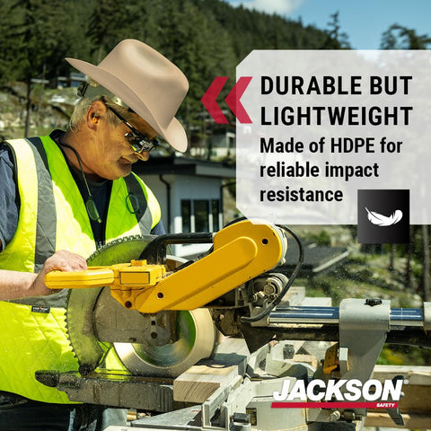 Jackson Safety Cowboy Hard Hat features 4-point ratchet suspension for a secure, comfortable fit