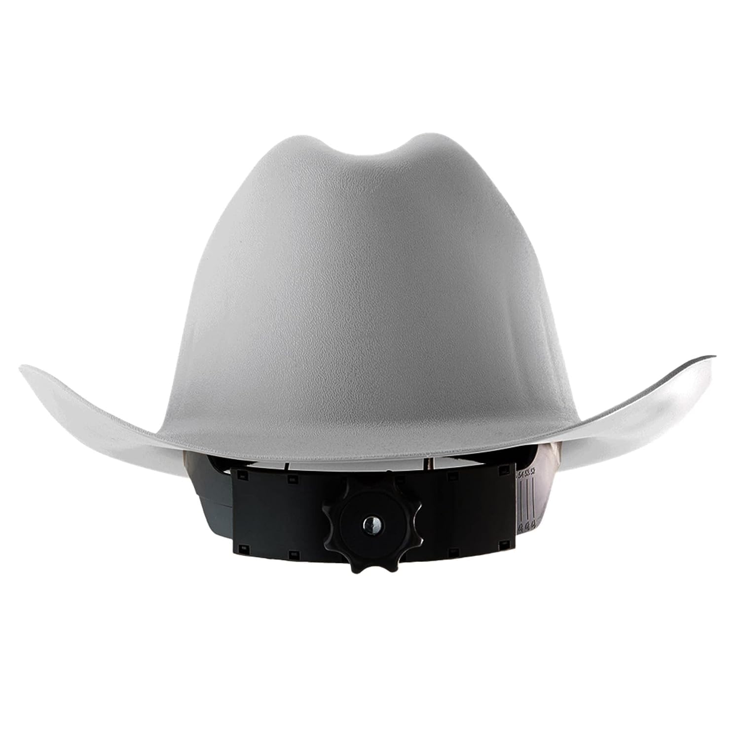 Face and neck coverage from Jackson Safety Cowboy hard hat in bright conditions