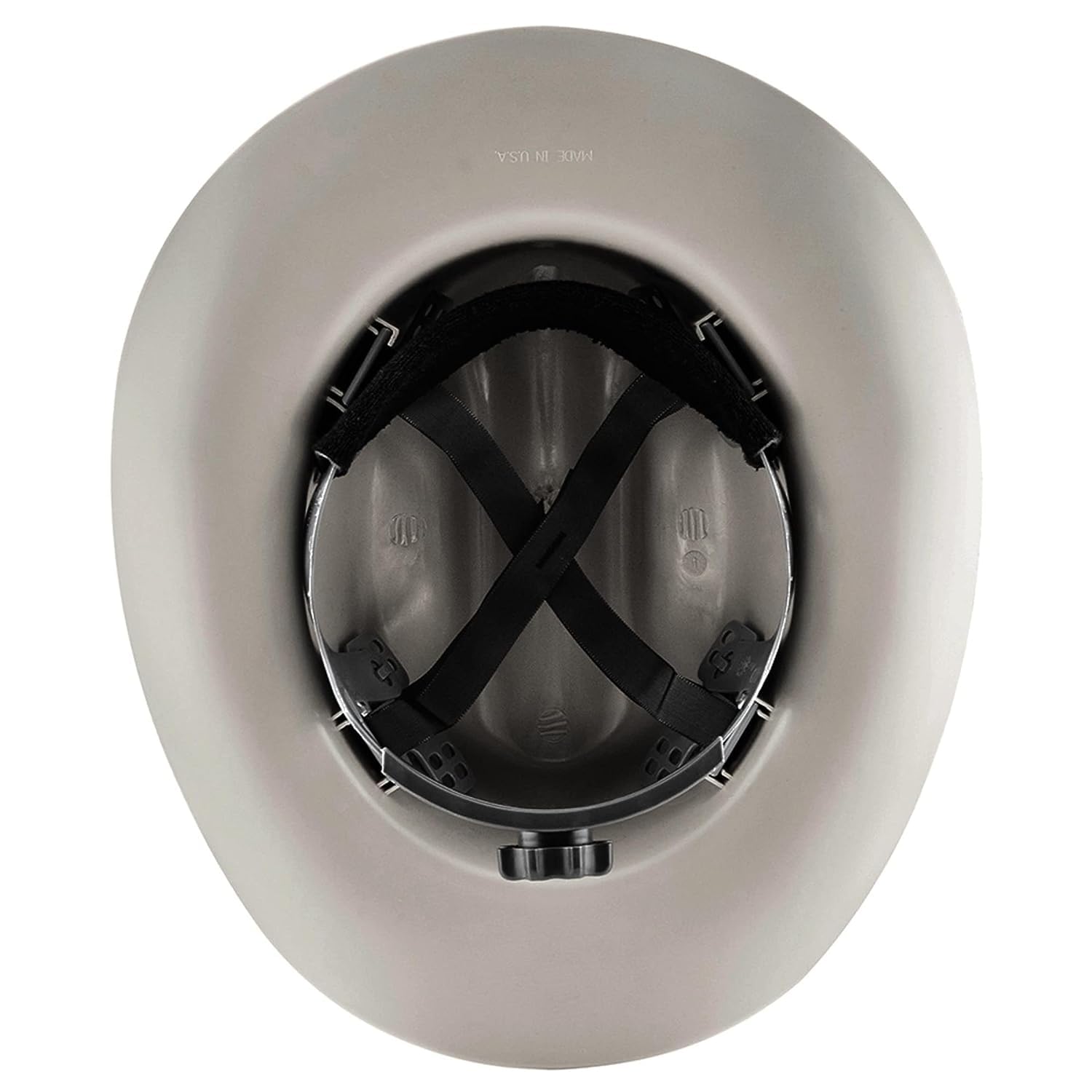 Adjustable head size with 4-point suspension on Jackson Safety Cowboy hard hat