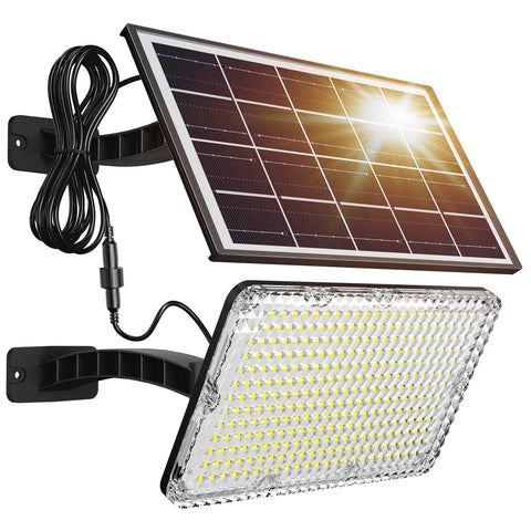 JACKYLED 1000lm outdoor light front view for porch security and ample evening visibility
