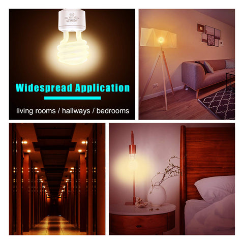 Pack of four energy-saving bulbs for home and business