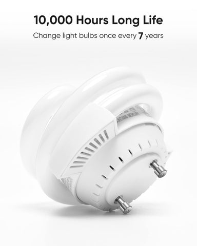JACKYLED twist-and-lock GU24 base fits compatible sockets securely.