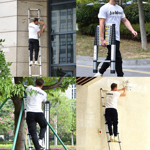 JADDUO extends reach to high corners for maintenance.