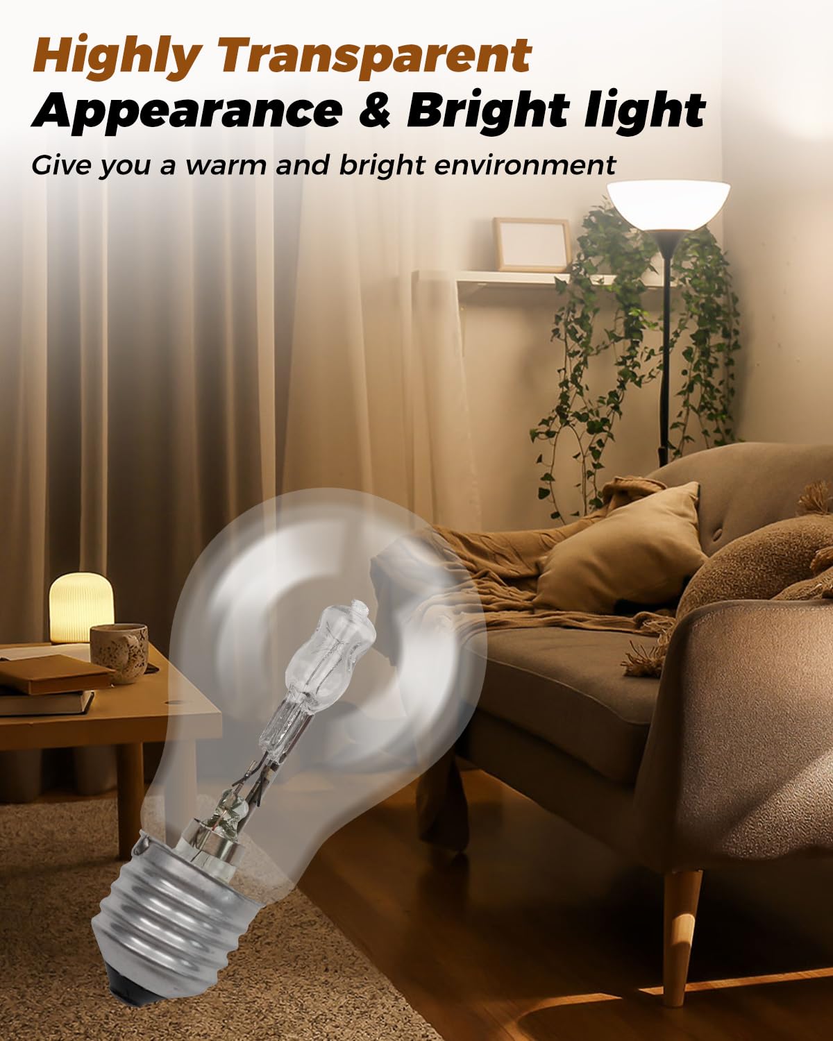JadeBeauty energy-efficient halogen bulbs reduce replacements over time.