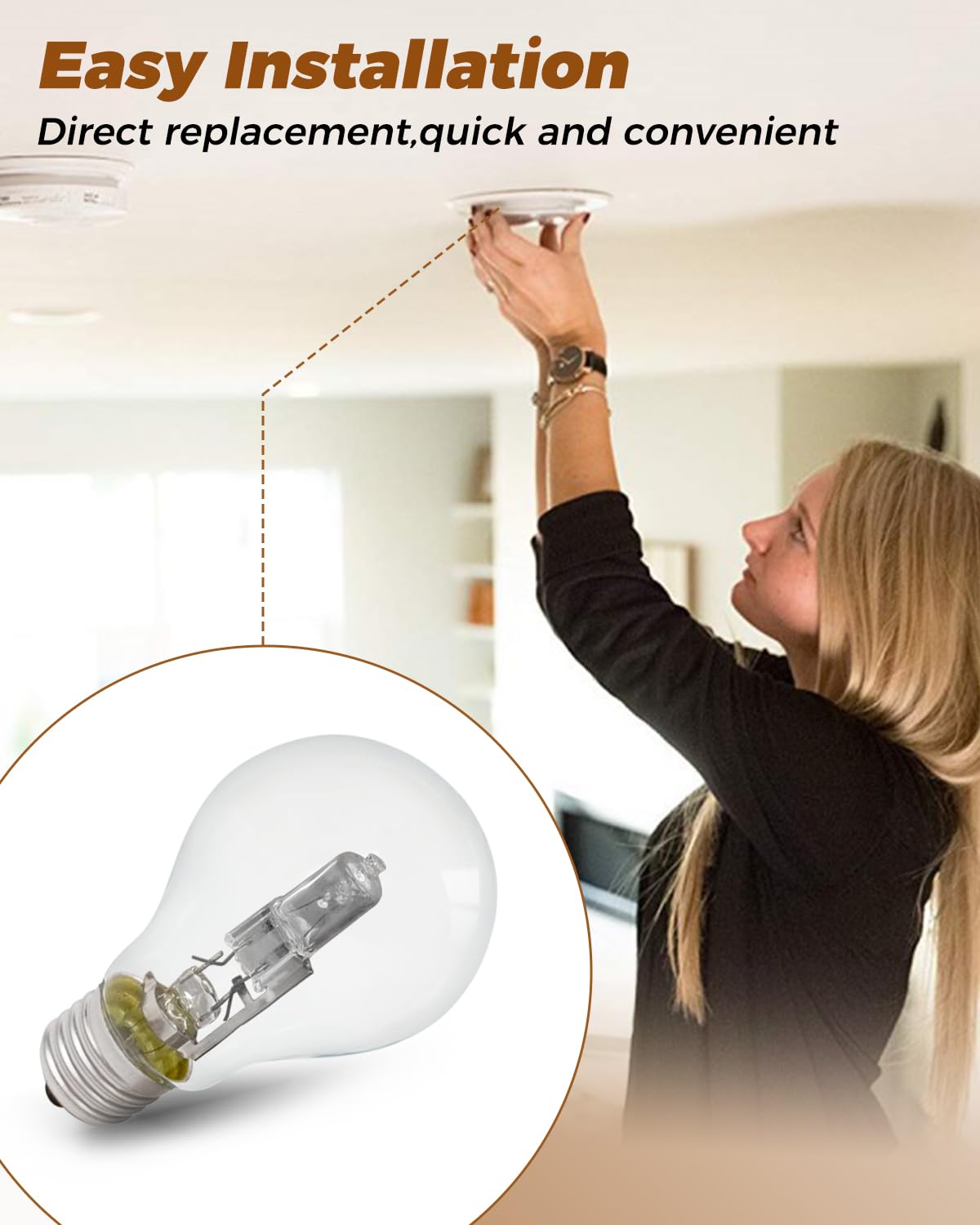 JadeBeauty six-pack bulbs ideal for enclosing fixtures and lamps.