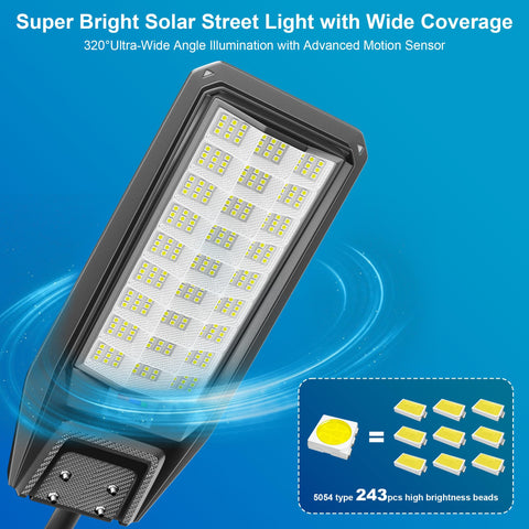Jadisi dusk-to-dawn street light maintains low energy use with smart timing.
