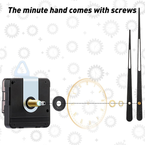 Jadive 16 inch clock replacement parts for upgrades