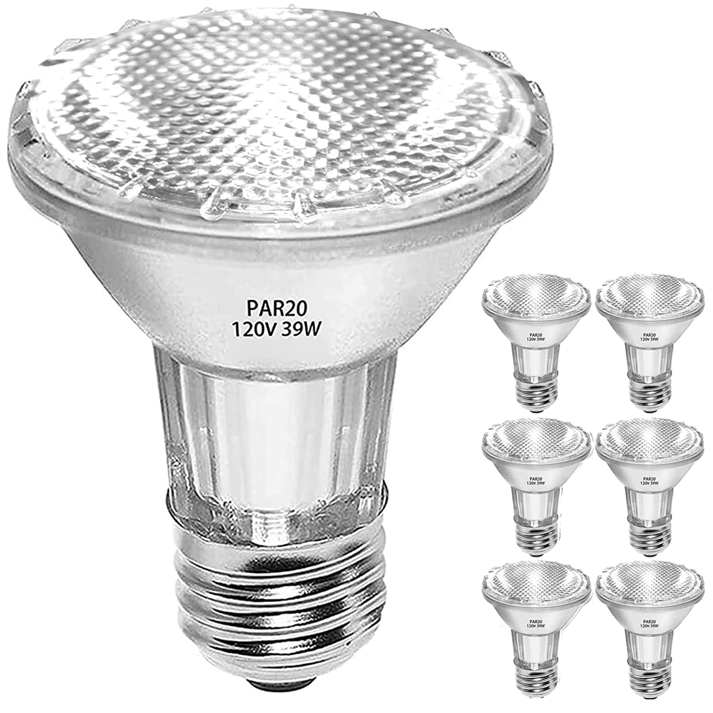 Jaenmsa PAR20 39W flood light with E26 base for easy retrofitting in homes.