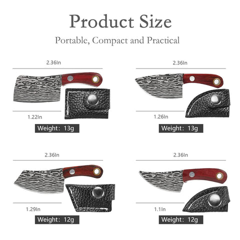 JAEZZIY mini knife set sharpener keeps edges ready on the go.