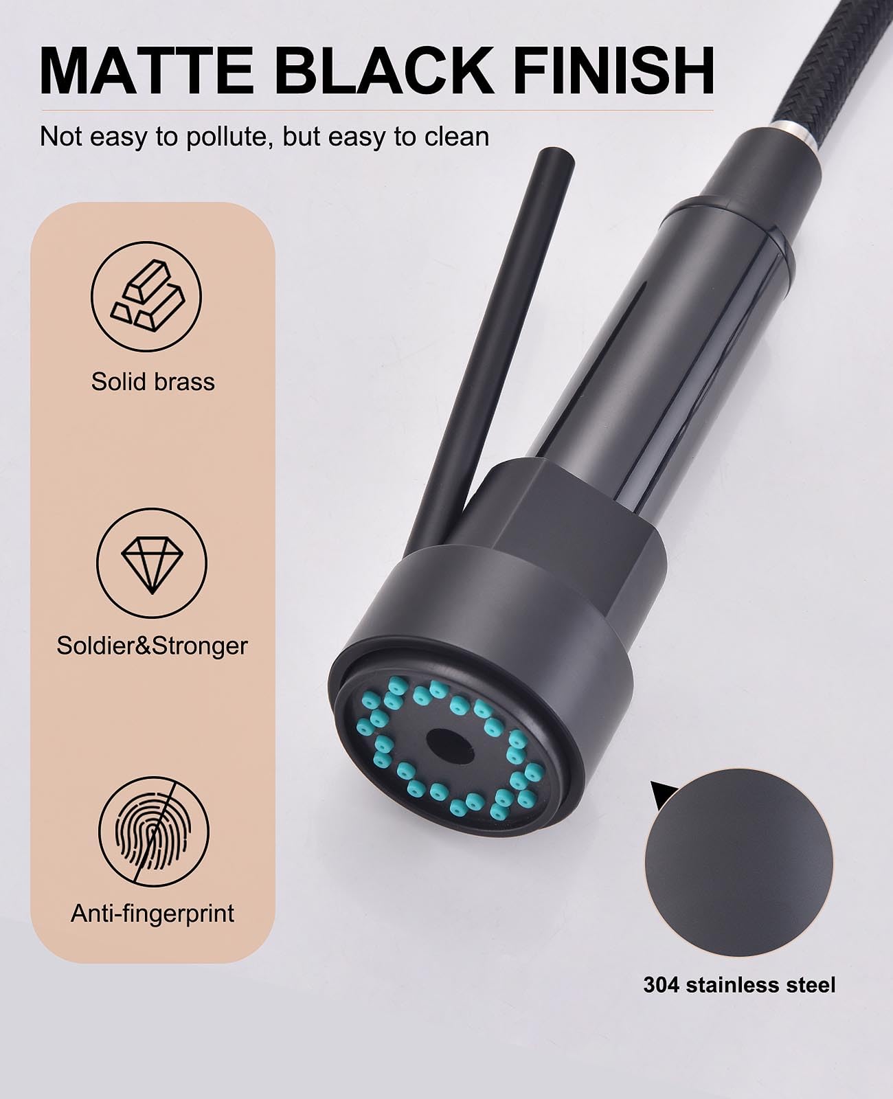 Jafeton high-arc spout for tall pots and pans