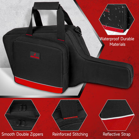 Jaffzora case back pocket holds wrenches and screwdrivers