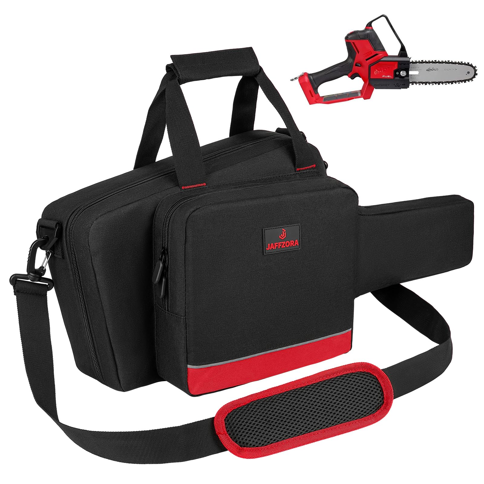 Jaffzora mini chainsaw case for Milwaukee 6-inch with secure fit and portability