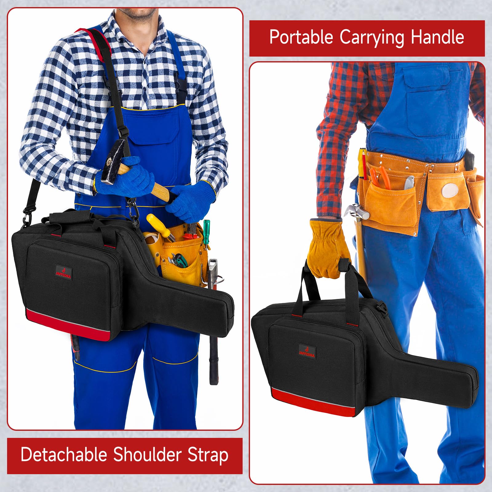 Jaffzora waterproof fabric chainsaw bag keeps gear dry