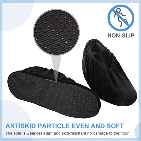 JaGely washable reusable shoe covers in a pack