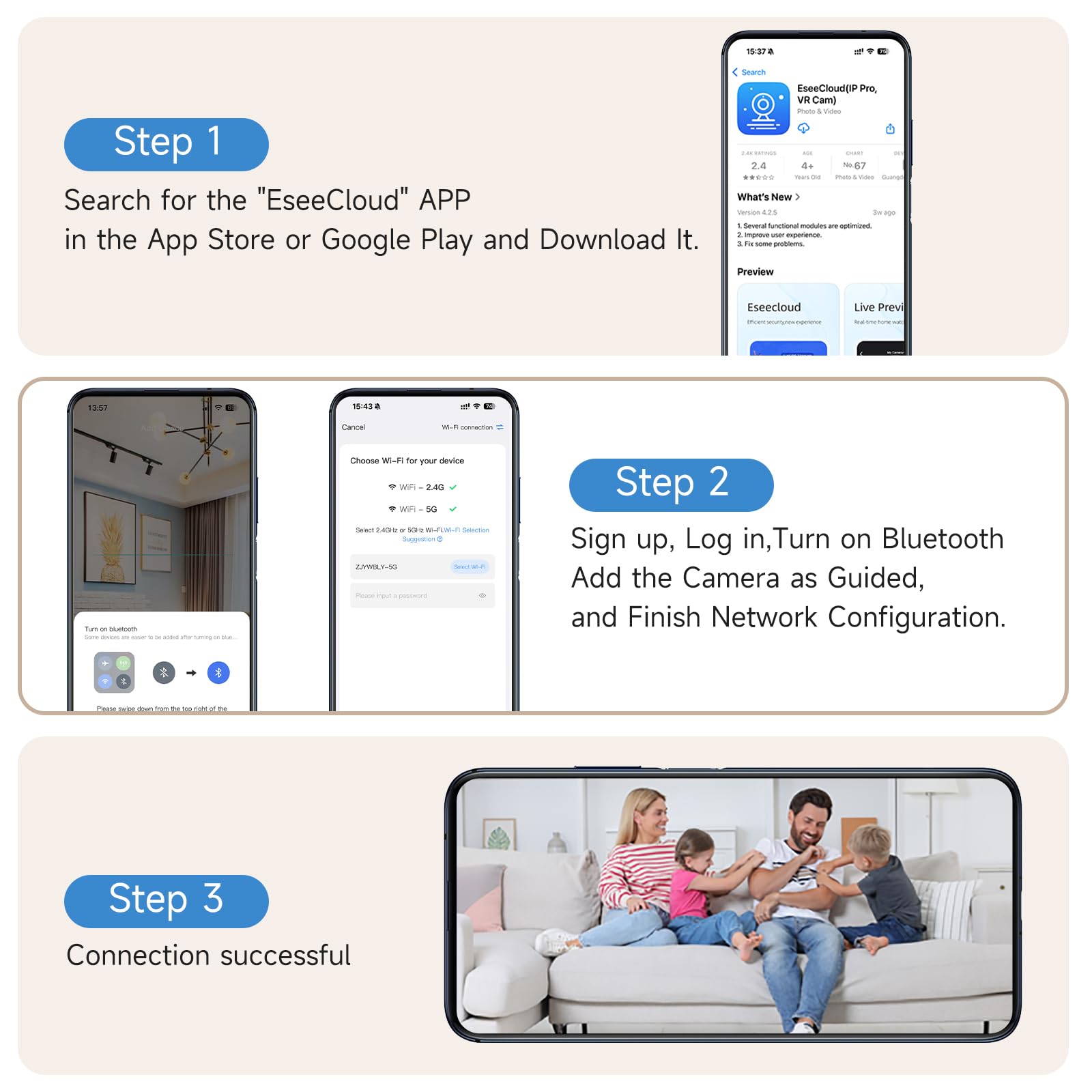 JAIOTlink dual-camera views provide comprehensive doorstep surveillance