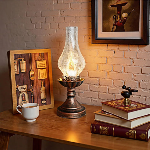 JAIZAIWJ Victorian-style desk lamp complements study spaces