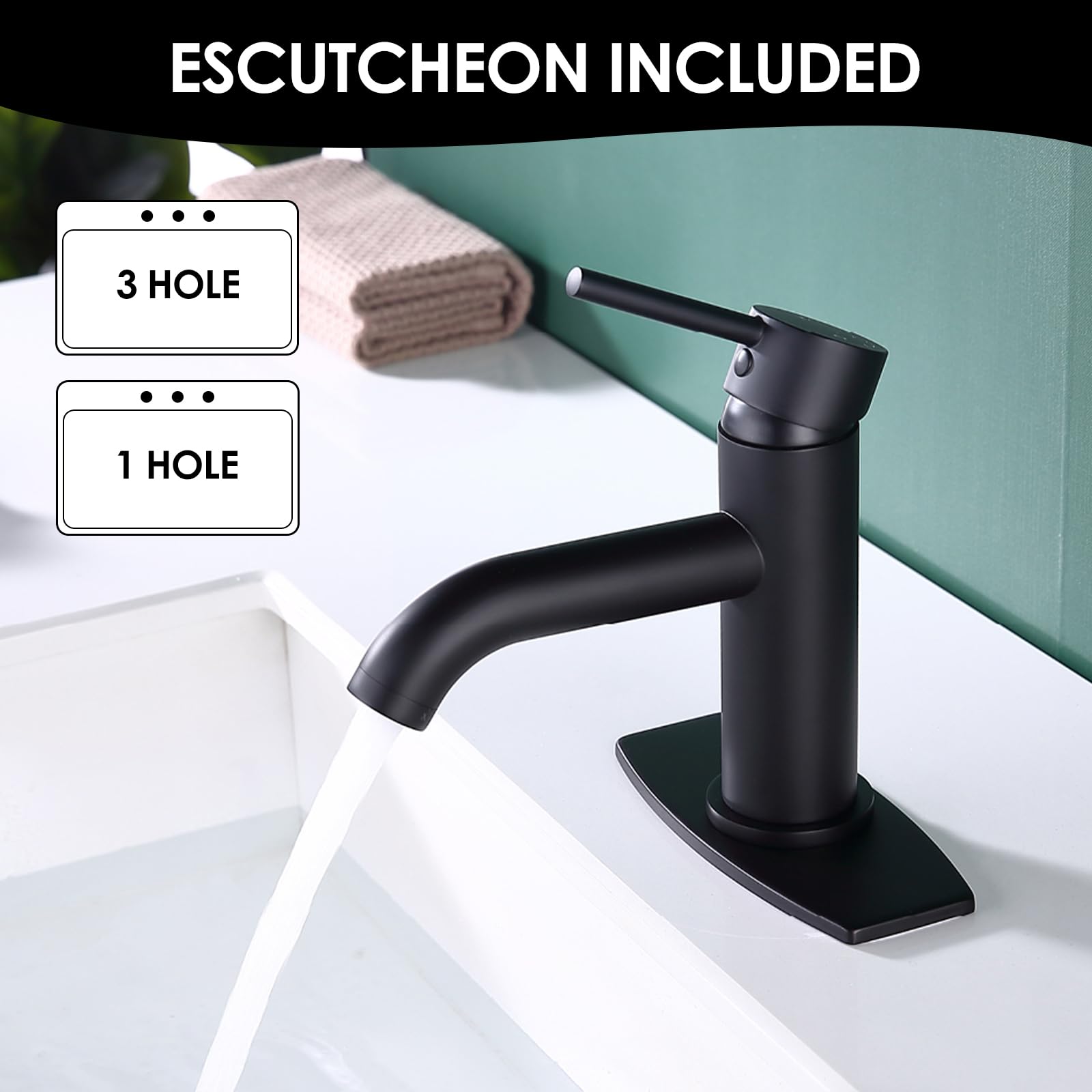JAKARDA lead-free stainless steel body delivers lasting durability and safe water contact.