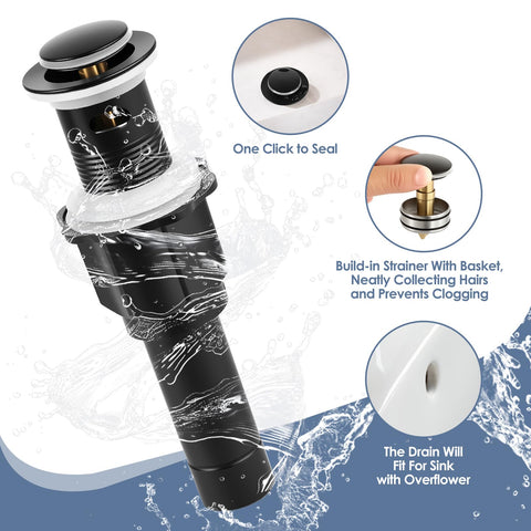 Jakarda universal 4-16 inch center compatibility suits many sink layouts.