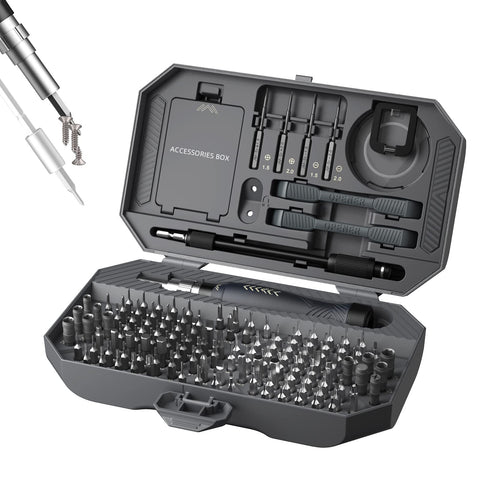 JAKEMY 164-in-1 screwdriver kit, case view for electronics repair