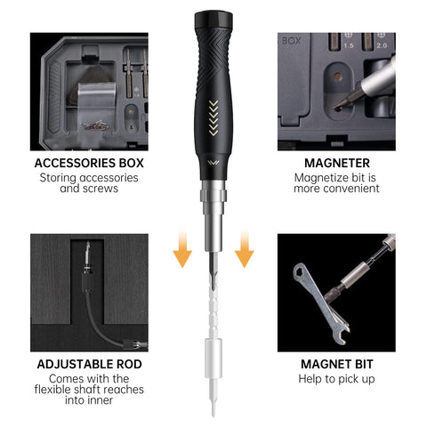 JAKEMY T6 Torx bit in use for device maintenance