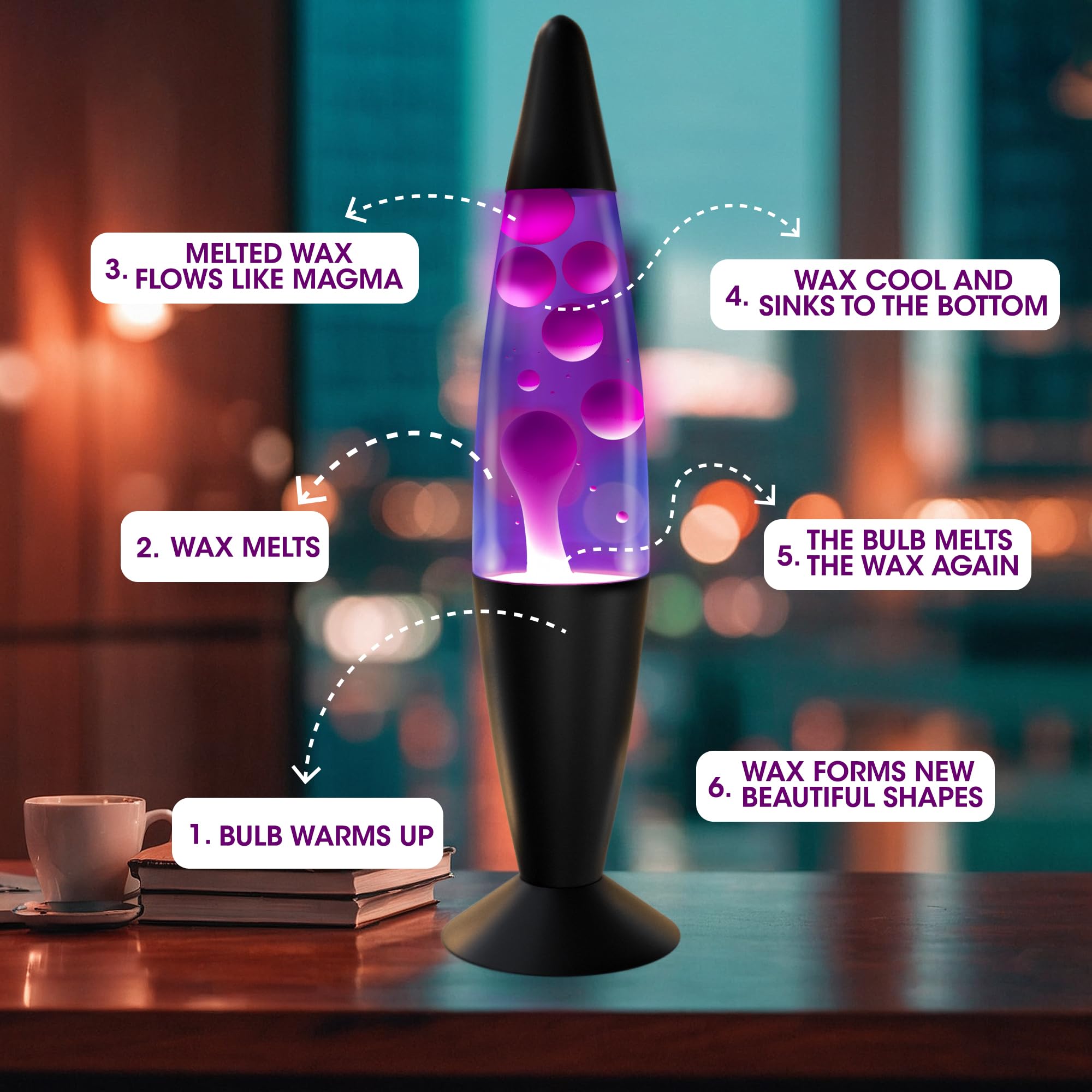 JAMBO 16 inch lamp as versatile home decor and conversation piece