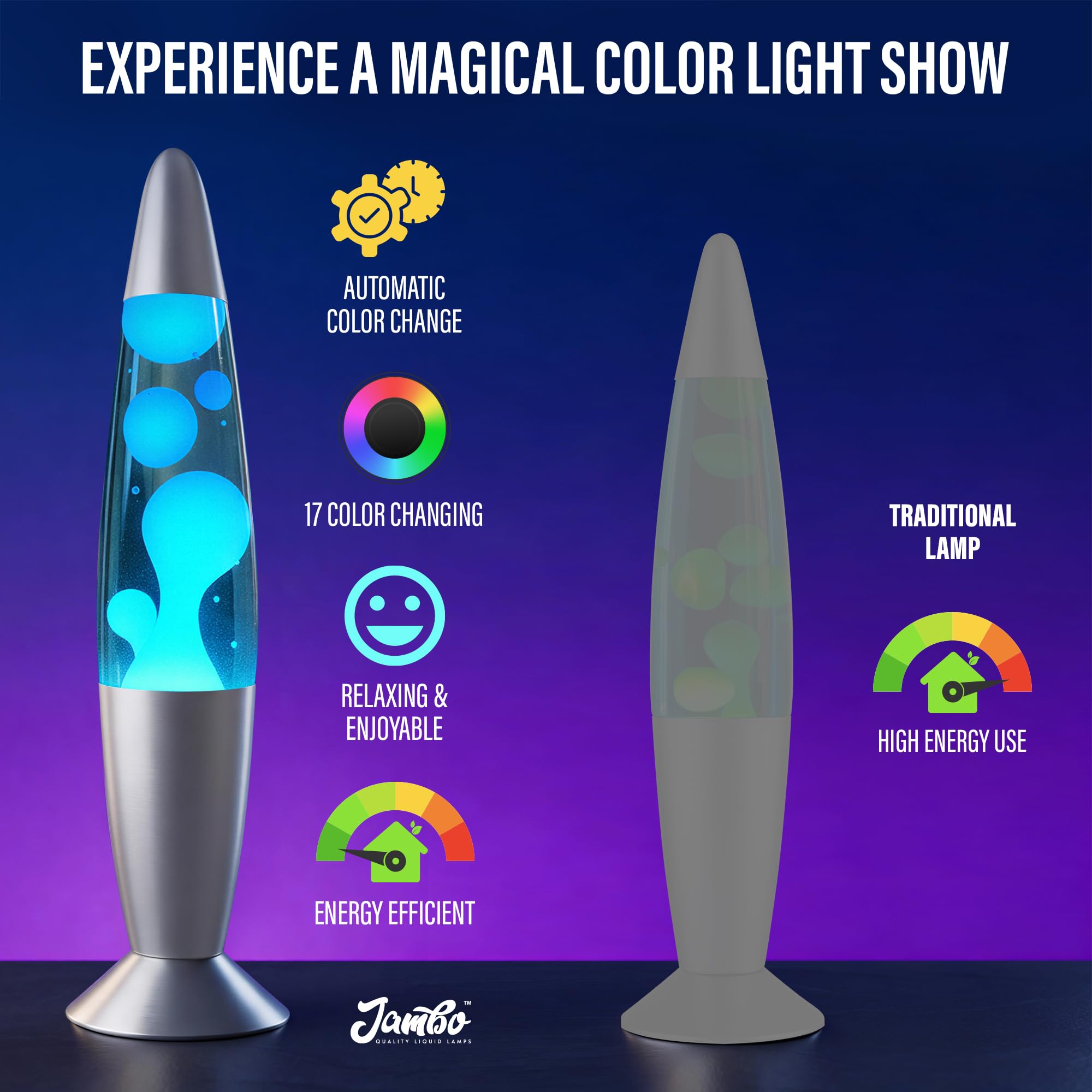 JAMBO night light offers gentle color shifts for peaceful evenings