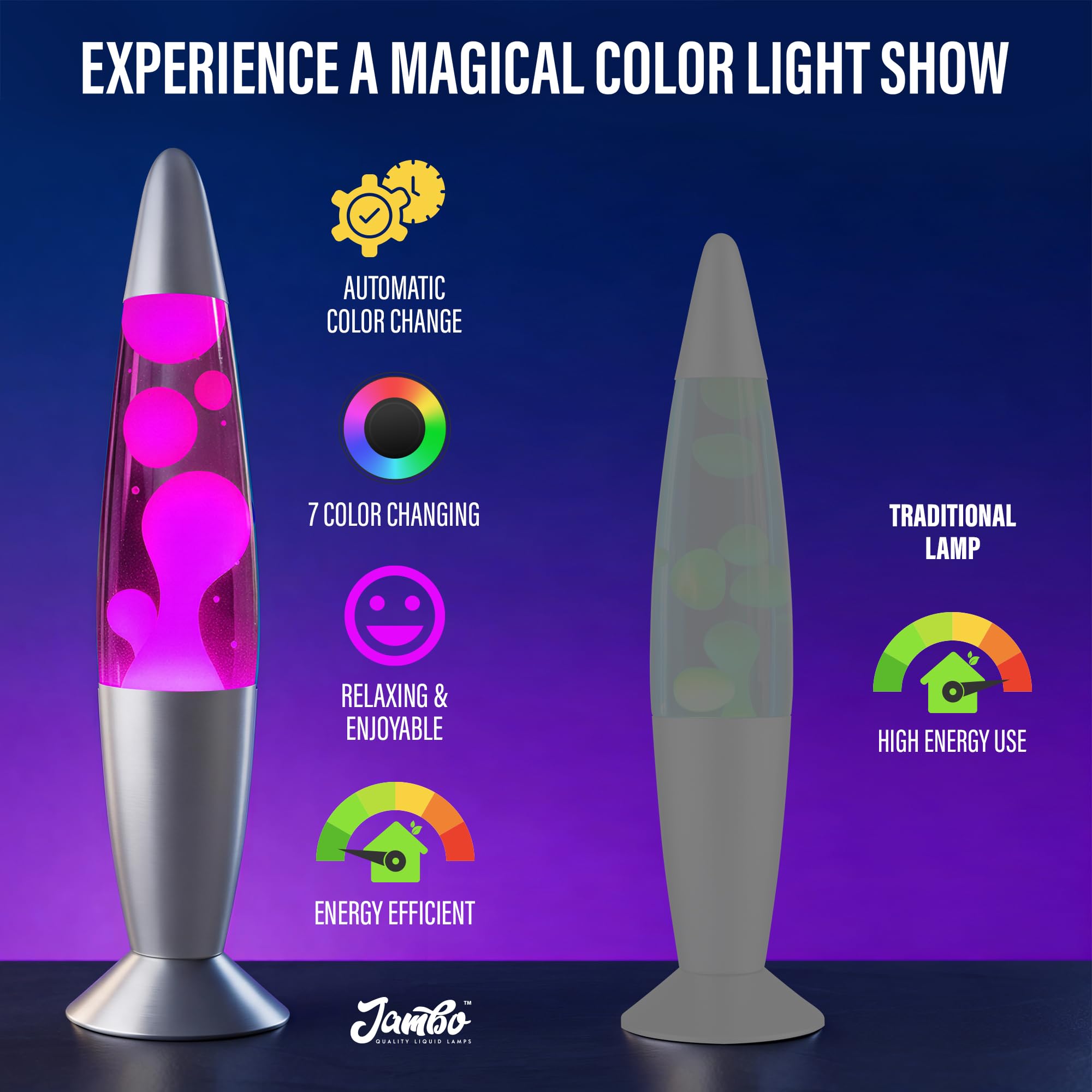 JAMBO ambient lamp enhances studio shots with colored light