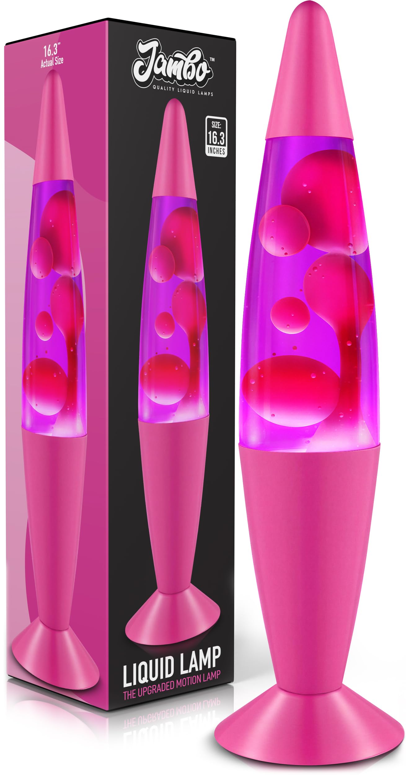 JAMBO beautiful lamp with purple wax and liquid motion for ambient lighting