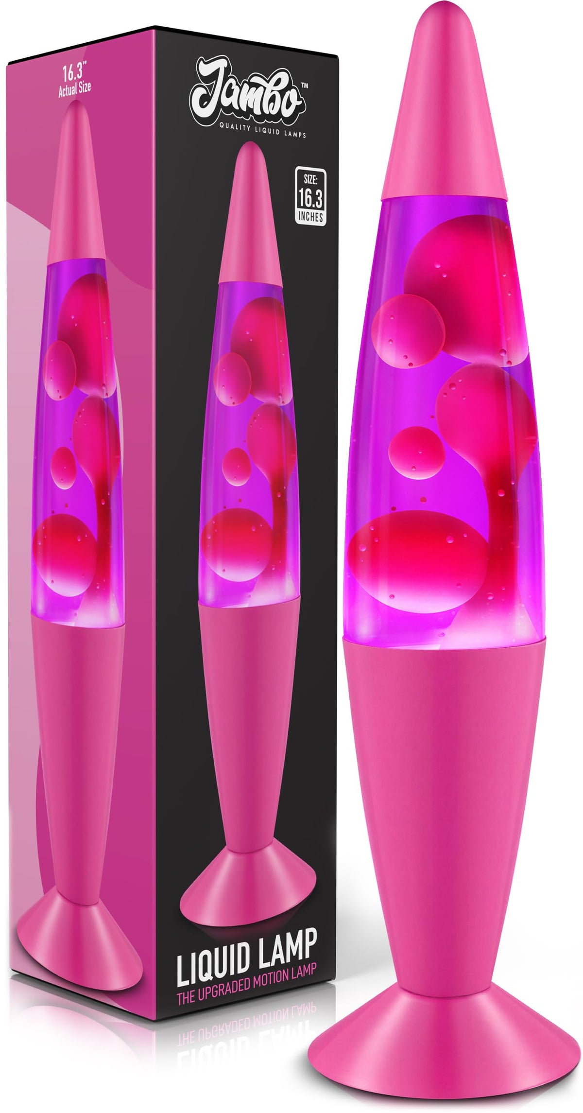 JAMBO beautiful lamp with purple wax and liquid motion for ambient lighting