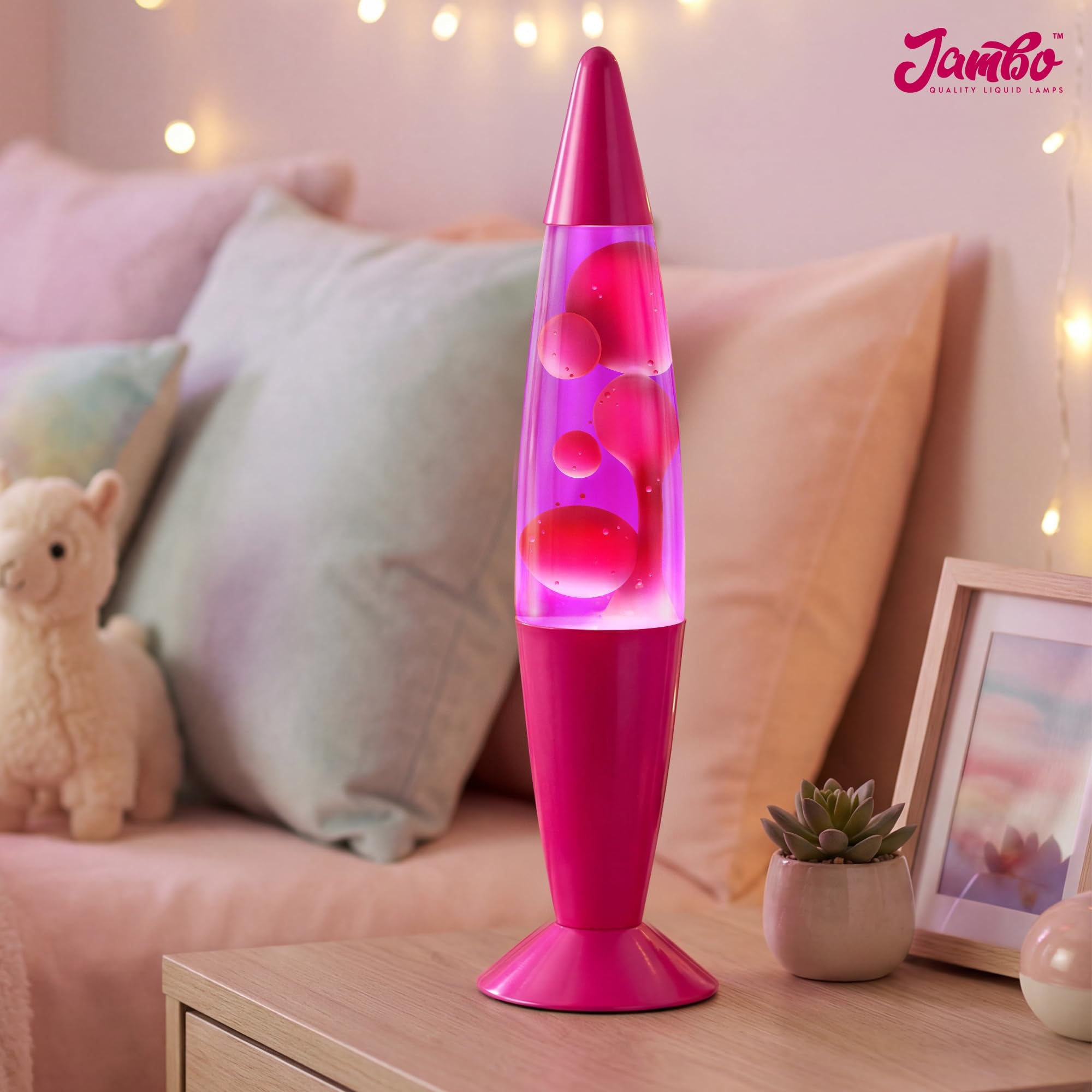 JAMBO bedroom decor lamp provides a gentle night light and mood glow