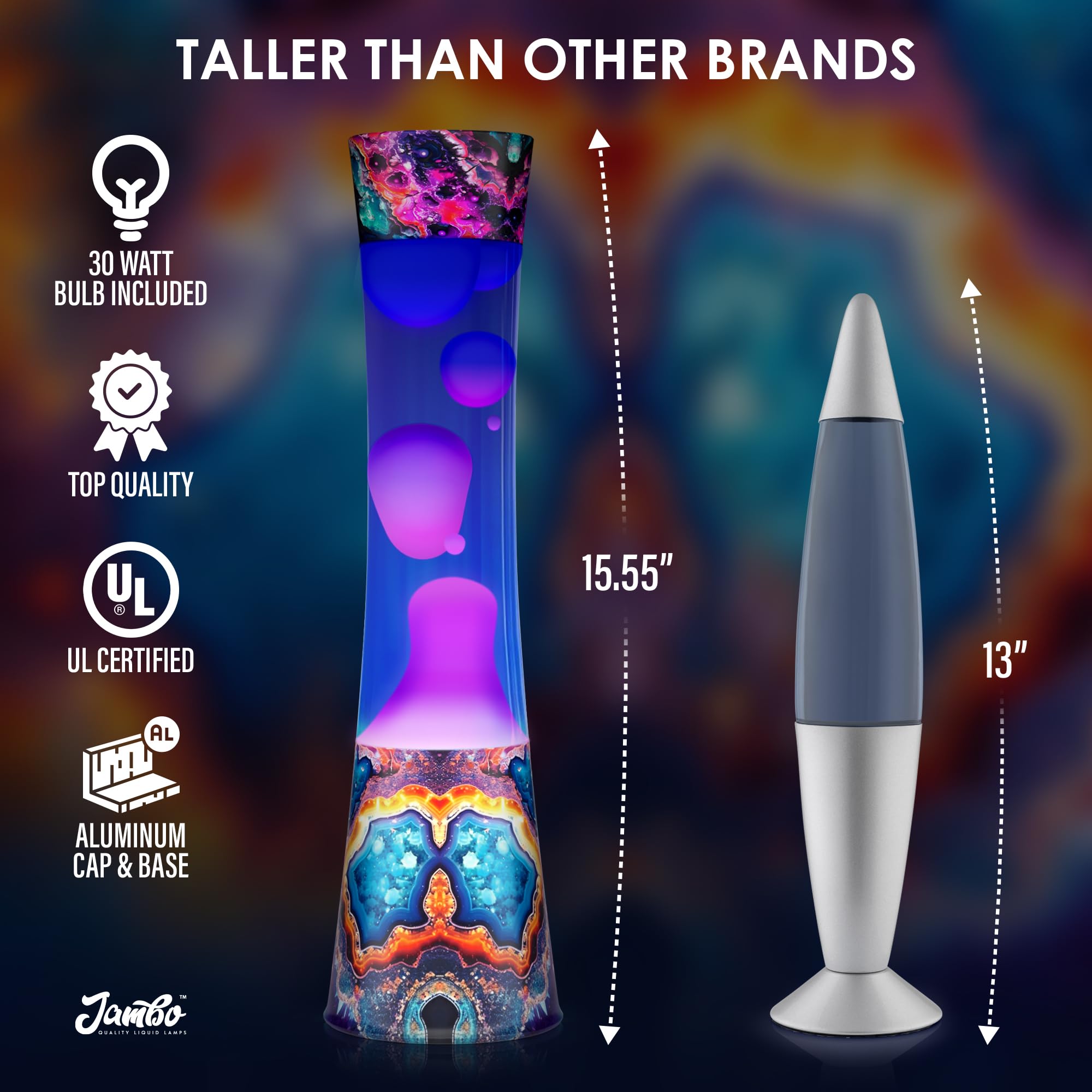 JAMBO bedroom night light creates cozy atmosphere.