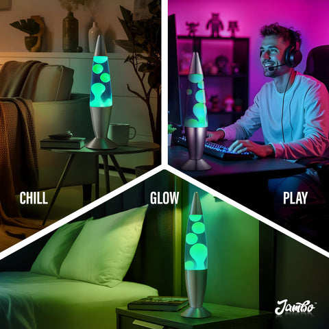 JAMBO durable liquid lamp built with high quality materials